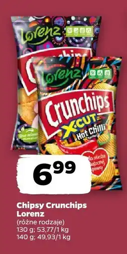 Netto Chipsy Crunchips Lorenz (różne rodzaje) oferta