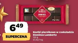 Netto Kostki piernikowe w czekoladzie Dominos Lambertz oferta