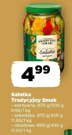 Netto Sałatka Tradycyjny Smak obiadowa oferta