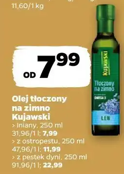 Netto Olej tłoczony na zimno Kujawski Inlany oferta
