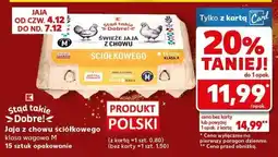 Kaufland Jaja z chowu ściółkowego M 15 sztuk Siad Takie Dobre oferta