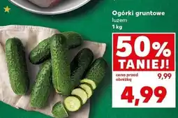 Kaufland Ogórki gruntowe luzem 1kg Kaufland oferta