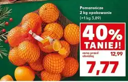 Kaufland Pomarańcze 2kg opakowanie Kaufland oferta