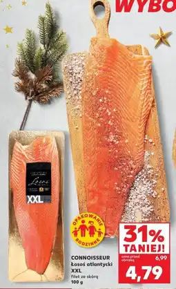 Kaufland Łosoś atlantycki filet ze skórą CONNOISSEUR XXL 100g oferta