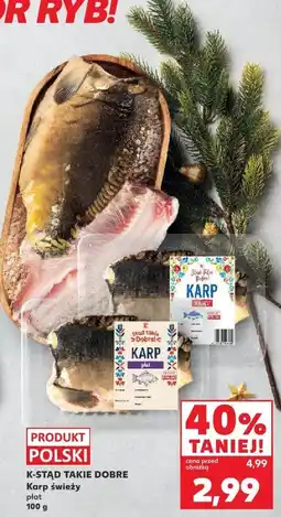 Kaufland Karp świeży filet K-Stad Takie Dobre 100g oferta