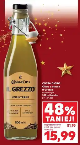 Kaufland Oliwa z oliwek Il Grezzo extra virgin Costa d'Oro 500 ml oferta