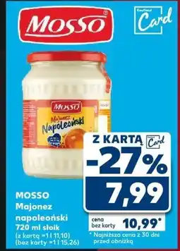 Kaufland Majonez napoleoński Mosso 720 ml oferta