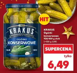 Kaufland Ogórki konserwowe Krakus 920/1650 g słoik oferta