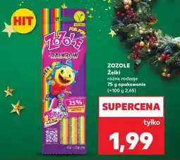 Kaufland Żelki ZOZOLE różne rodzaje 75 g opakowanie (=100 g 2,65) oferta