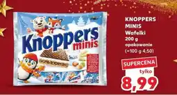 Kaufland Wafelki KNOPPERS MINIS 200 g opakowanie (=100 g 4,50) oferta