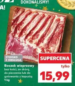 Kaufland Boczek wieprzowy STOISKO bez kości, ze skórą, do pieczenia lub do gotowania z kapustą 1 kg oferta