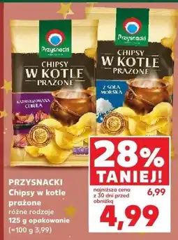 Kaufland Chipsy w kotle prażone różne rodzaje 125g Kaufland oferta