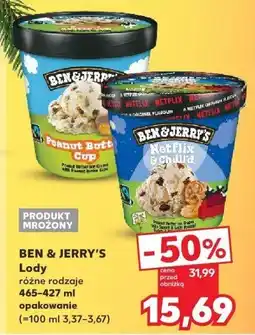 Kaufland Lody Ben & Jerry's różne rodzaje oferta
