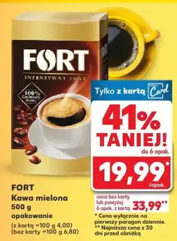 Kaufland Kawa mielona Fort oferta