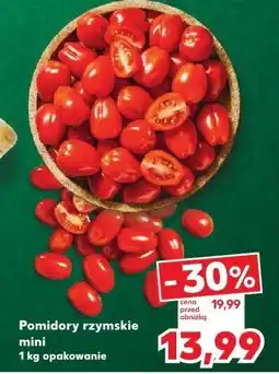 Kaufland Pomidory rzymskie mini 1 kg opakowanie Kaufland oferta