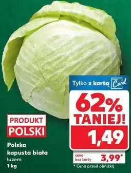 Kaufland Kapusta biała Polska luzem Kaufland oferta