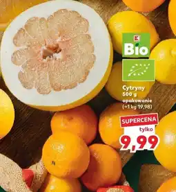 Kaufland Cytryny Bio 500 g opakowanie Kaufland oferta