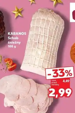 Kaufland Schab śnieżny KABANOS 100 g oferta