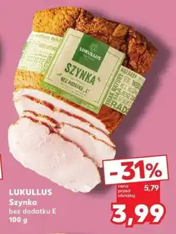 Kaufland Szynka bez dodatku E LUKULLUS 100 g oferta