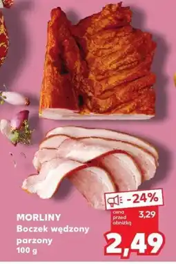 Kaufland Boczek wędzonyparzony MORLINY 100 g oferta
