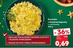 Kaufland Surówka z kiszonej kapusty z marchewką 100 g Kaufland oferta