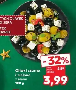 Kaufland Oliwki czarne i zielone z serem 100 g Kaufland oferta