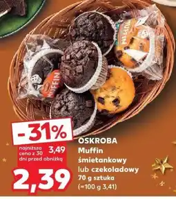 Kaufland Ciastko OSKROBA Muffin śmietankowy lub czekoladowy oferta
