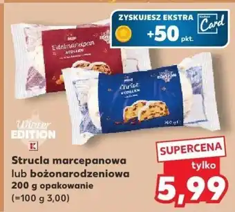 Kaufland Strucla Strucla marcepanowa lub bożonarodzeniowa Kaufland oferta