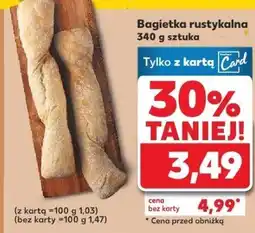 Kaufland Bagietka Bagietka rustykalna Kaufland oferta