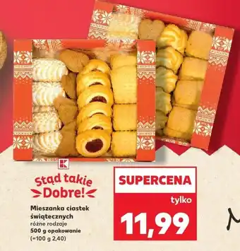 Kaufland Mieszanka ciastek świątecznych różne rodzaje Stąd takie Dobre oferta