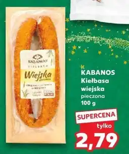 Kaufland Kielbasa wiejska pieczona Kabanos oferta
