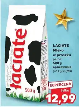 Kaufland Mleko w proszku ŁACIATE Mleko w proszku pełne oferta