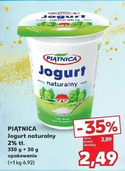 Kaufland Jogurt PIĄTNICA Jogurt naturalny 2% tł. Piątnica oferta