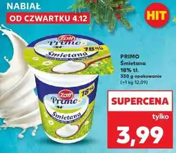 Kaufland Śmietana PRIMO Śmietana 18% tł. Zott Primo oferta