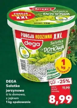 Kaufland Sałatka jarzynowa DEGA a la domowa z jajkiem oferta