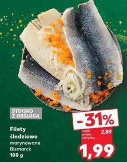 Kaufland Filety śledziowe marynowane STOISKO Z OBSŁUGĄ Bismarck Kaufland oferta