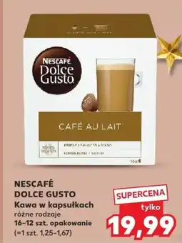 Kaufland Kawa w kapsułkach NESCAFÉ DOLCE GUSTO różne rodzaje oferta