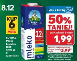 Kaufland Mleko Łowicz Mleko łowickie UHT 3,2% tł oferta