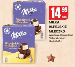 Chorten Czekolada mleczna Milka Alpejskie Mleczko waniliowe, happy cows Mondelez oferta