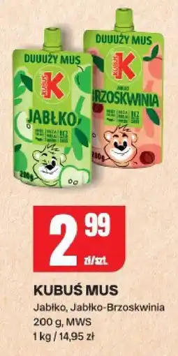 Chorten Mus Kubuś jabłko, jabłko-brzoskwinia MWS oferta