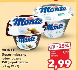 Kaufland Deser mleczny Monte oferta