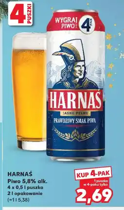 Kaufland Piwo Harnaś oferta