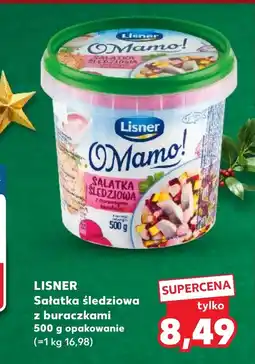 Kaufland Sałatka śledziowa Lisner oferta