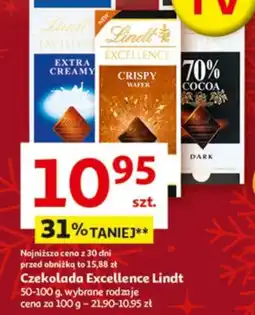 Auchan Czekolada Excellence Lindt oferta