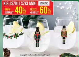 Biedronka Kieliszki i szklanki krosno oferta