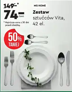 Biedronka MG HOME Zestaw sztućców Vita oferta