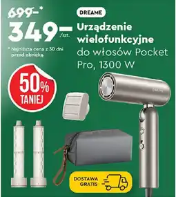 Biedronka DREAME Urządzenie wielofunkcyjne do włosów Pocket Pro, 1300 W oferta