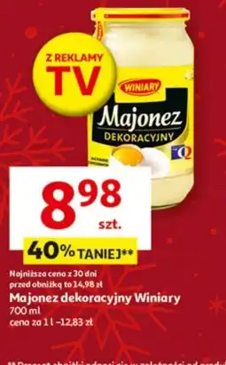Auchan Majonez dekoracyjny Winiary oferta