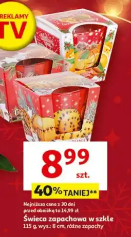 Auchan Swieca zapachowa w szkle oferta