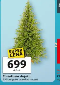 Auchan Choinka na stojaku oferta